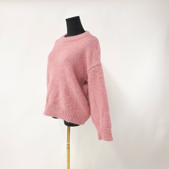 BUBBLE GUM PINK KNIT SWEATER SIZE SMALL - Picture 4 of 4